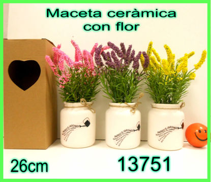 Imagen de MACETA CON FLOR 26M COLOR 9.24